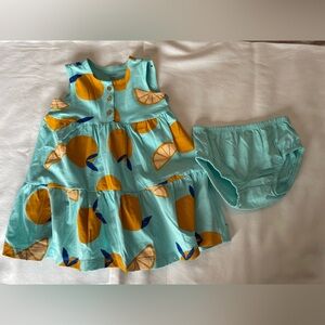 Carter's Aqua and Orange Spring/Summer Dress